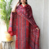 Silk Printed Dupatta Set