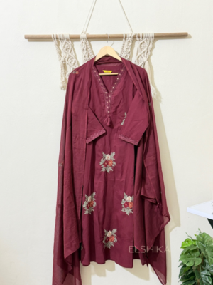 Embroidered suit