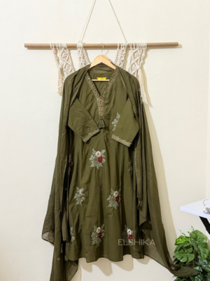 Embroidered suit