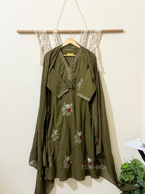 Embroidered suit